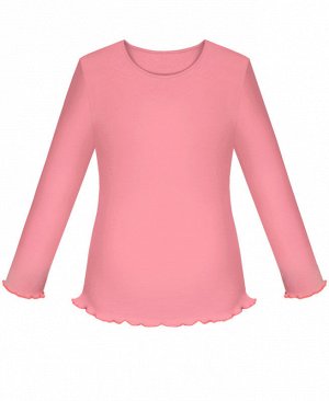 Коралловая школьная блузка для девочек 77825-ДШ18
