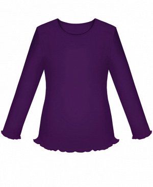 Фиолетовая школьная блузка для девочки 77828-ДШ18