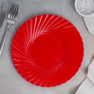 Тарелка круглая «Ажур», d=20 см, цвет МИКС
