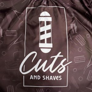 Накидка парикмахерская "Cuts", 145 х 125 см