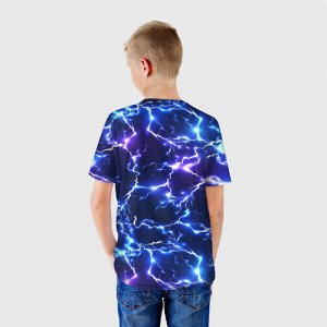Детская футболка 3D «Brawl Stars | Вольт Surge»