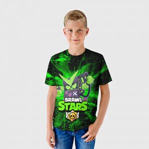 Детская футболка 3D «Brawl stars virus 8-BIT.»