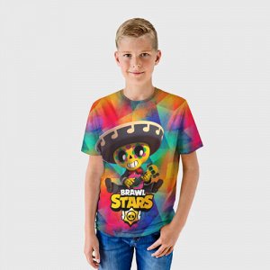 Детская футболка 3D «Brawl stars poco Поко»