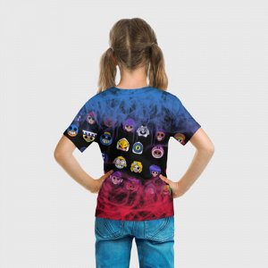 Детская футболка 3D «EVIL GENE Brawl Stars»