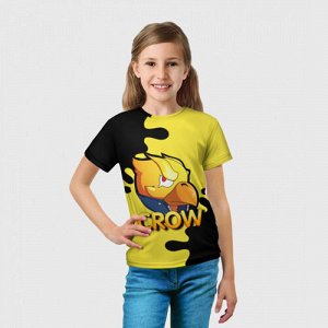 Детская футболка 3D «Crow (Brawl Stars)»