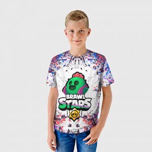 Детская футболка 3D «Brawl Stars Spike»