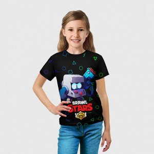 Детская футболка 3D «Brawl Stars (8-BIT) [1]»