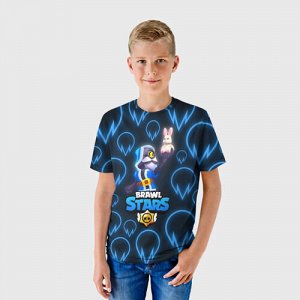 Детская футболка 3D «Brawl Stars Wizard Barley»