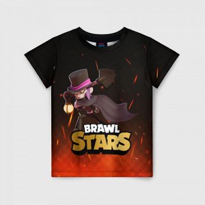Детская футболка 3D «Brawl stars Mortis Мортис»