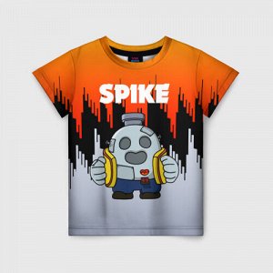 Детская футболка 3D «Brawl Stars Spike Robot»