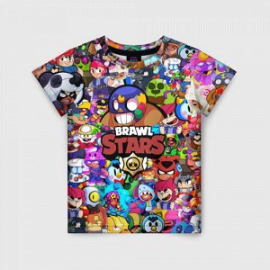 Детская футболка 3D «BRAWL STARS EL PRIMO»