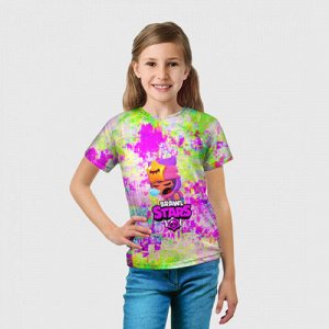Детская футболка 3D «BRAWL STARS SANDY»