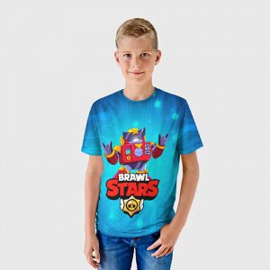Детская футболка 3D «Вольт - Brawl Stars»