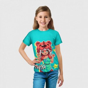 Детская футболка 3D «BEAR GIRL»