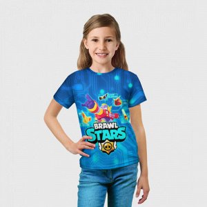 Детская футболка 3D «Вольт - Brawl Stars»