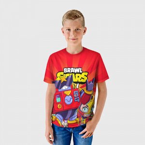 Детская футболка 3D «BRAWL STARS SURGE»