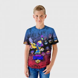 Детская футболка 3D «Rogue Мортис | Brawl Stars»