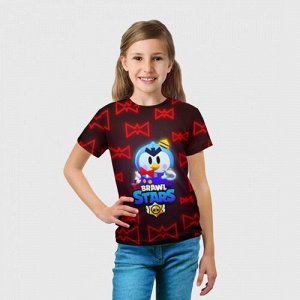 Детская футболка 3D «Brawl Stars Mr.P»