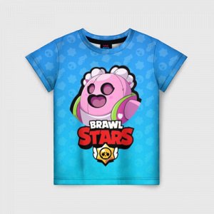 Детская футболка 3D «Sakura Spike - BRAWL STARS»