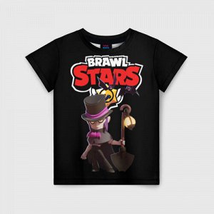 Детская футболка 3D «Мортис Brawl Stars»