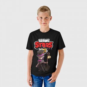 Детская футболка 3D «Мортис Brawl Stars»