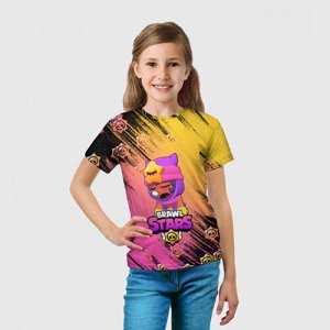 Детская футболка 3D «Бравл старс Сэнди»