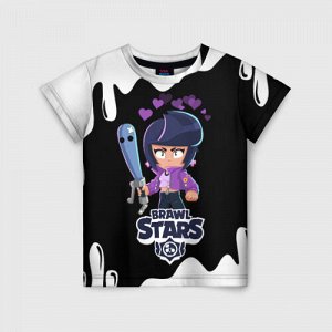 Детская футболка 3D «BRAWL STARS BIBI.»