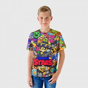 Детская футболка 3D «BRAWL STARS POCO»