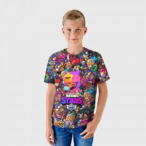Детская футболка 3D «BRAWL STARS: SANDY»