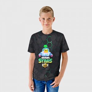 Детская футболка 3D «Sprout Brawl Stars»