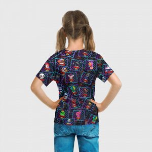 Детская футболка 3D «BRAWL STARS ПЕРСОНАЖИ»