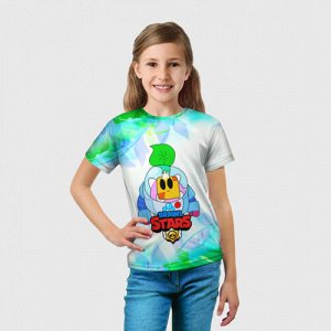 Детская футболка 3D «BRAWL STARS | СПРАУТ СВЕТЛАЯ»
