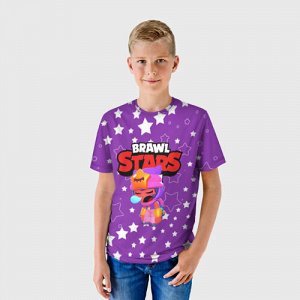 Детская футболка 3D «Сэнди Бравл Старс»