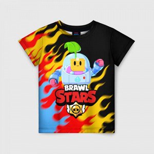 VseMaykiRu Детская футболка 3D «BRAWL STARS SPROUT.»