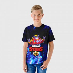 Детская футболка 3D «БРАВЛ СТАРС SURGE | ВОЛНА»