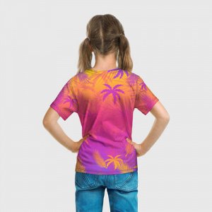 Детская футболка 3D «BRAWL STARS NANI ПАЛЬМЫ»