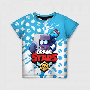 Детская футболка 3D «BRAWL STARS 8-BIT»