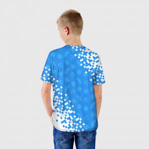 Детская футболка 3D «BRAWL STARS 8-BIT PIXEL»