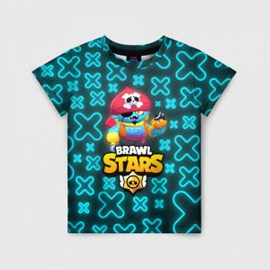 Детская футболка 3D «Brawl Stars Pirate Gene»