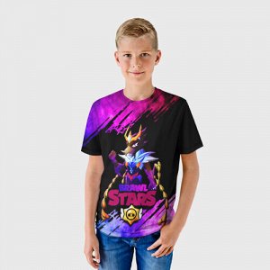 Детская футболка 3D «BrawlStars Магическая Ворона»