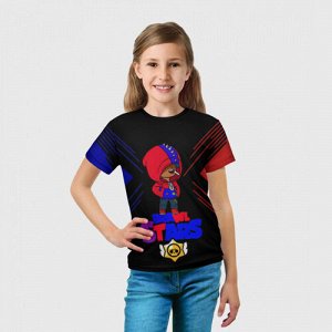 Детская футболка 3D «BRAWL STARS х LEON STYLE»