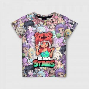 Детская футболка 3D «BrawlStars Girls (Oko)»