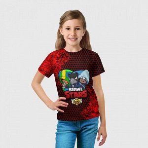 Детская футболка 3D «Brawl Stars TRIO»