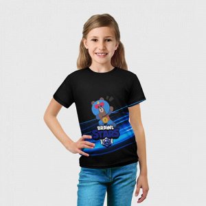 Детская футболка 3D «BRAWL STARS:EL BROWN»