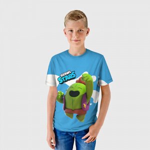 Детская футболка 3D «Brawn Stars Spike»