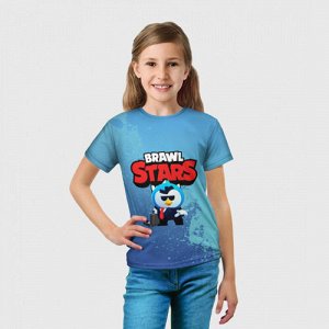 Детская футболка 3D «Brawl Stars : Mr.P»
