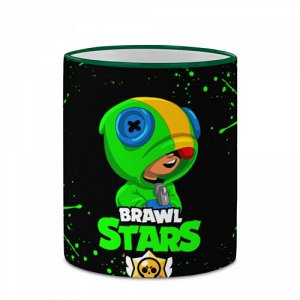 Кружка с полной запечаткой «BRAWL STARS LEON»