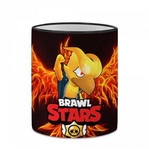 Кружка с полной запечаткой «BRAWL STARS CROW | ВОРОН»