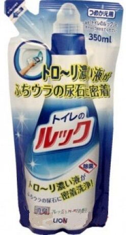JP/ Lion Look For Toilet Disinfecting&Deodorizing EX Refill Чистящий гель д/туалета, дезинфицирующий (сменный блок), 350мл