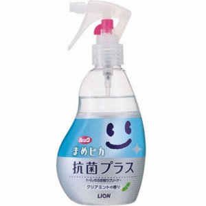 JP/ Lion Look Mamepika Toilet Cleaner Anti-bacterial Plus Чистящий гель д/туалета, антибактериальный, аромат Мяты, 210мл